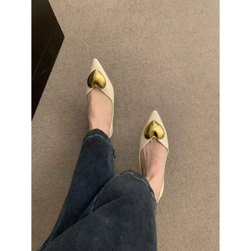 Chaussures simples noires élégantes à fond plat pour femmes, nouveau printemps automne/hiver, Style français, fond souple, confortables, pour les déplacements