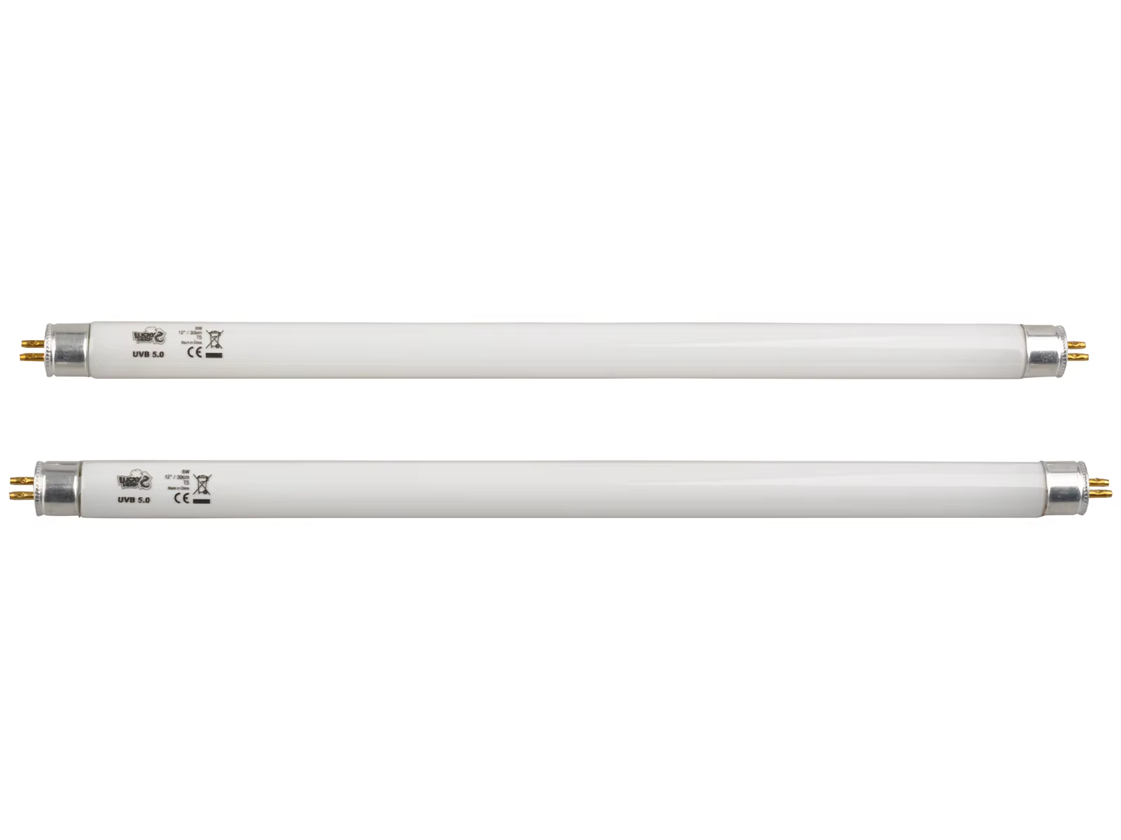 Tube de lampe de Terrarium Tropical 5.0, ampoule fluorescente pour Reptile, ampoule UVA UVB, paquet de 2, T5,8 watts, 12 "/30 cm