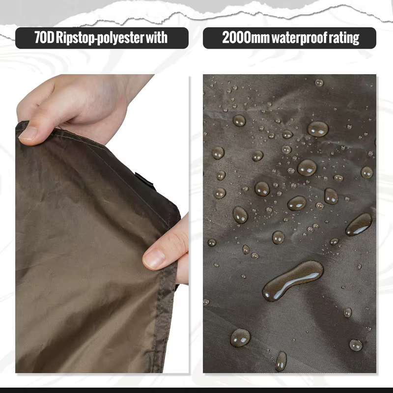 Tapis de Camping avec empreintes de pieds de tente extérieure