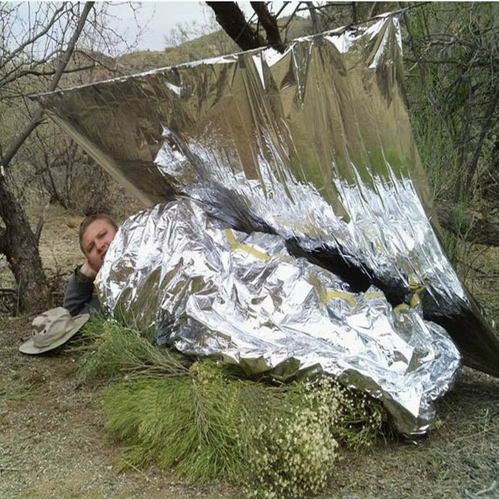 Sac de couchage de survie d'urgence étanche portable
