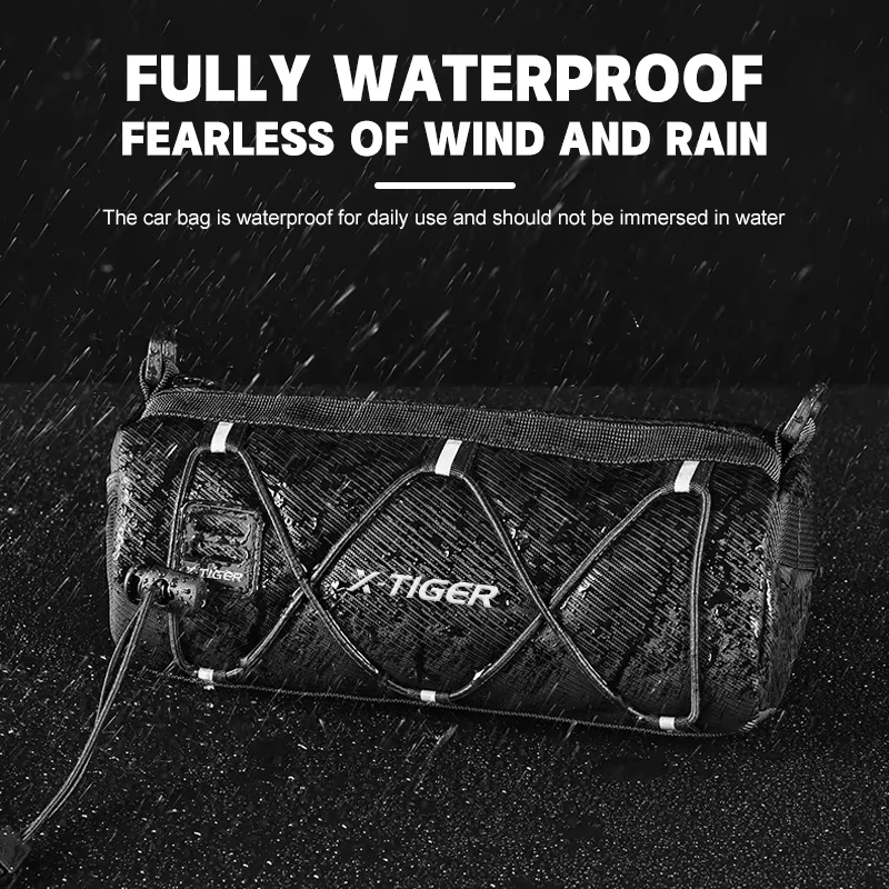 X-TIGER Portable Guidon Multi-usages Grande Capacité Sac À Dos Vélo Sac VTT Route Cyclisme Cadre Tube Sac Vélo Accessoires