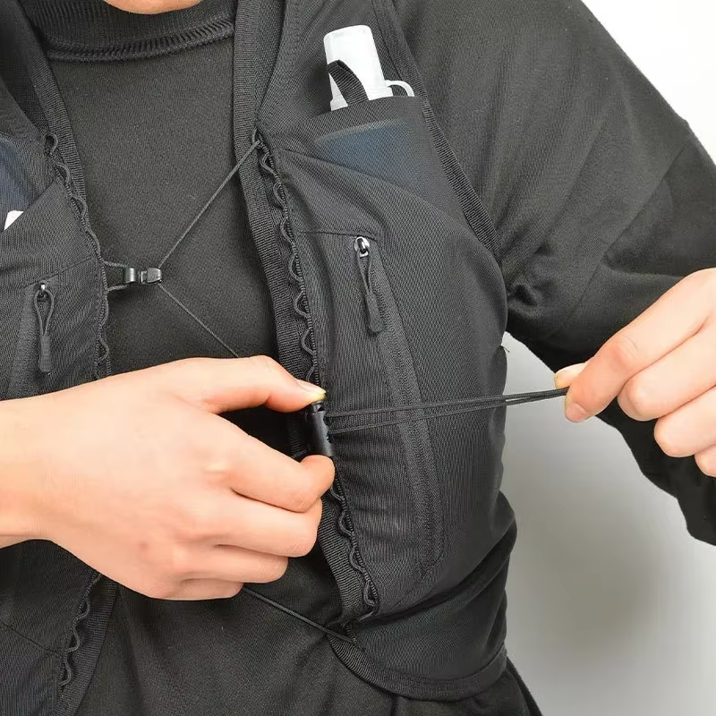 (S-2XL) sac à dos de course de sentier 10L sac de gilet d'hydratation Ultra léger pour Trekking en plein air randonnée cyclisme Marathon