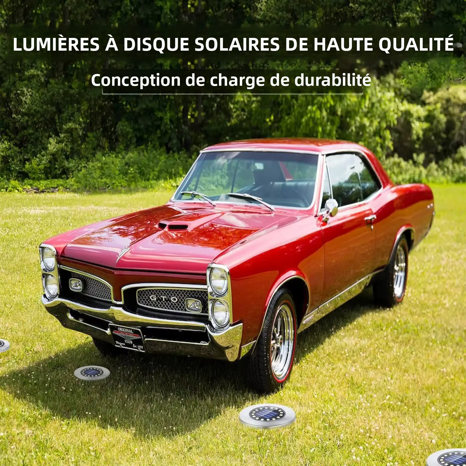 16 LED lumières solaires lumineuses au sol lumière LED solaire étanche extérieure pour voie jardin cour pelouse passerel