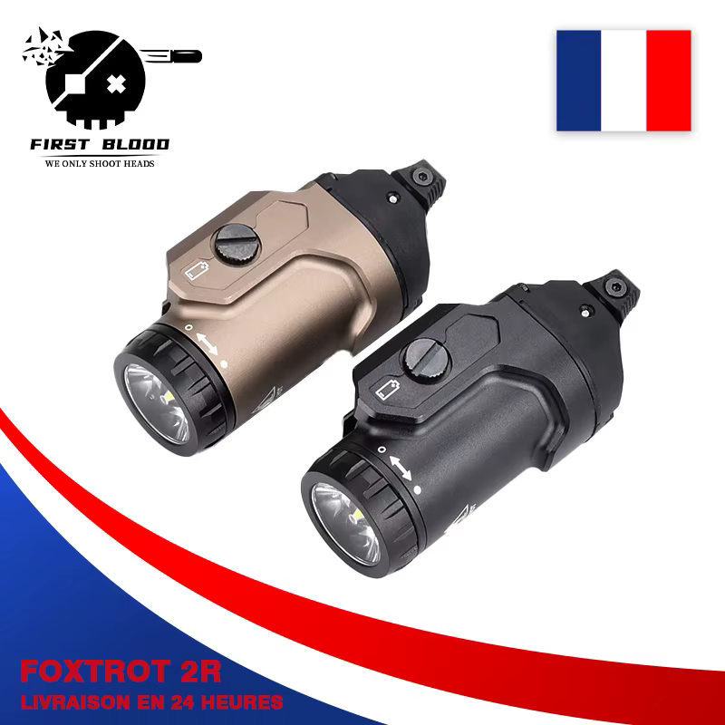 Tactique FOXTROT2R 700 Lumen lampe de poche universelle multifonctionnelle extérieure prévention des éclaboussures de pluie FOXTROT pistolet lumière