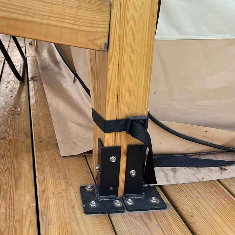 Tentes de safari de luxe pour glamping écologique