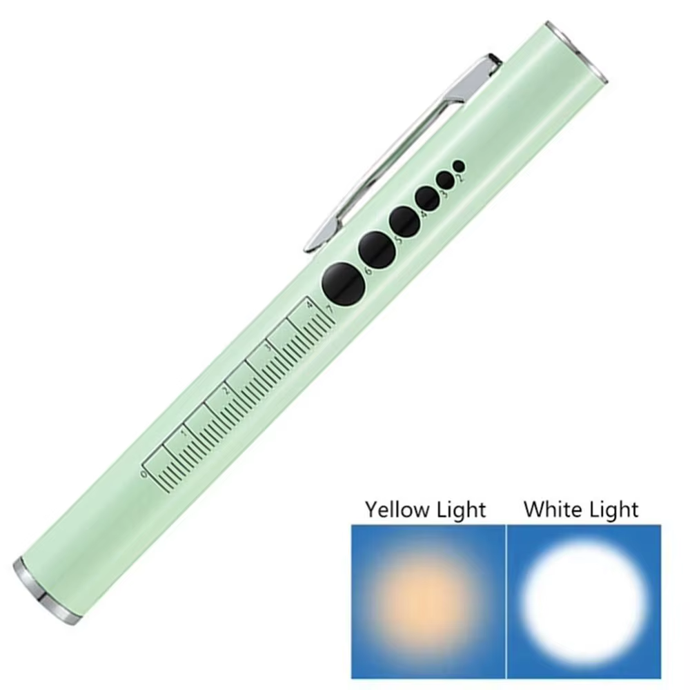 Mini lampe torche LED portable multifonction avec clip de poche