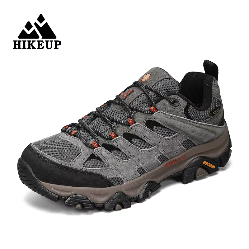 HIKEUP baskets pour hommes chaussures de randonnée en cuir bottes de Trekking femmes Camping chasse