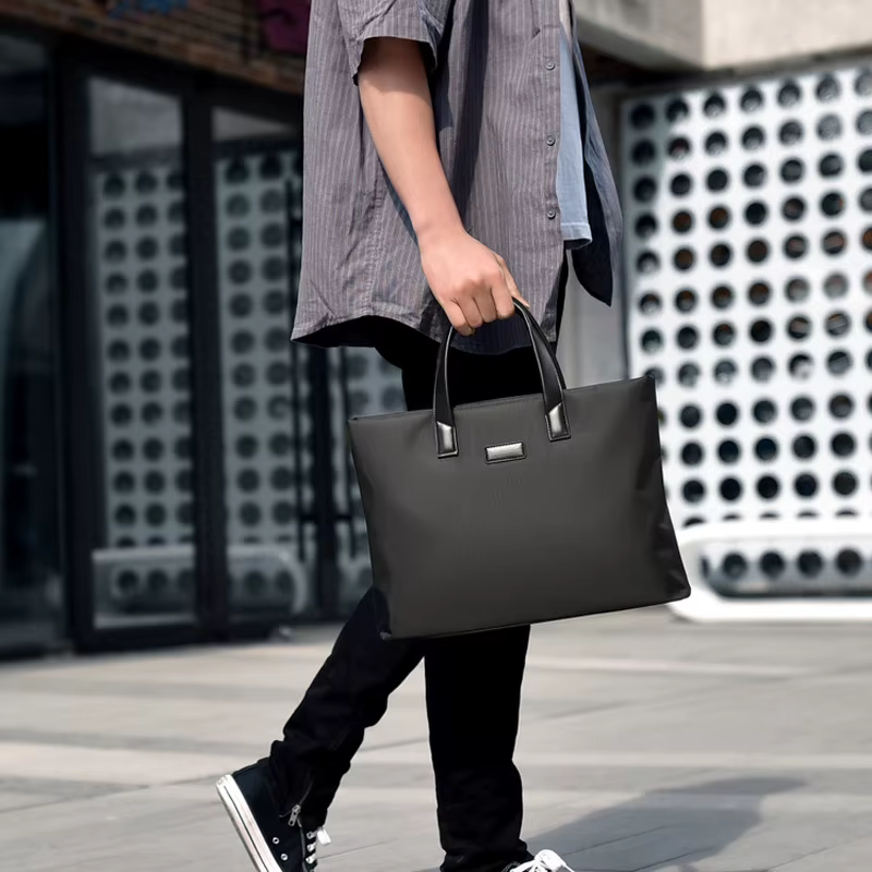 Sac à main tendance 2026, grande capacité, sacoche d'affaires imperméable, sac à documents, grand sac à main de voyage pour homme