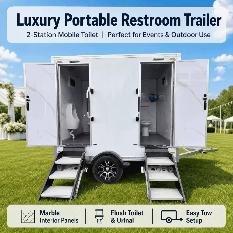 Système de toilettes portables Eco-Reserve à compostage sans échappement d'eaux usées pour parcs naturels protégés – Équipement sanitaire pour visiteurs