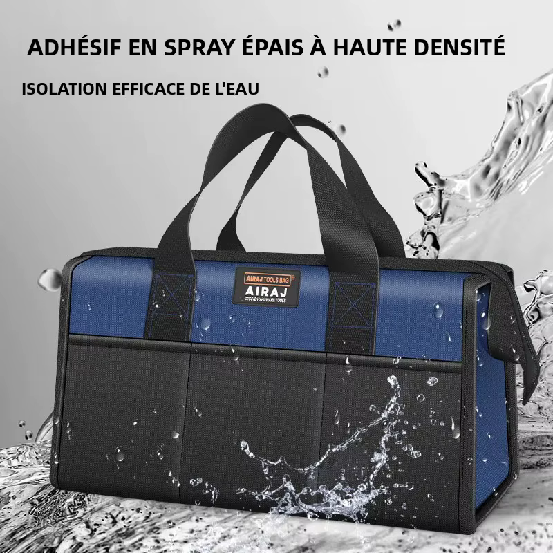 AIRAJ – sac à outils multifonctionnel, sac de rangement pour outils électriques, pour électriciens, imperméable, résistant à l'usure, sac à main de grande capacité