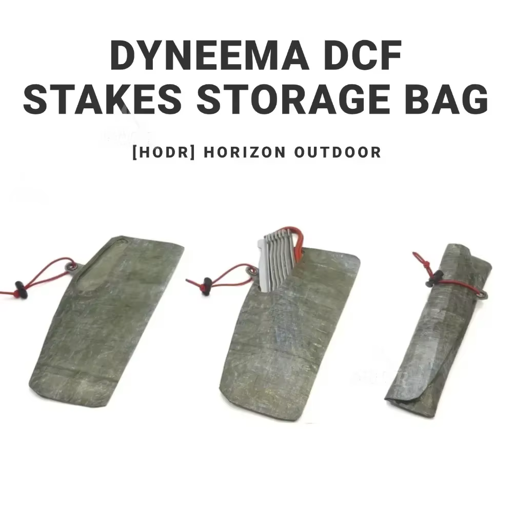 [HODR] Dyneema sac de rangement pour chevilles au sol 1.43oz fibre Cuben DCF EDC piquets d'équipement sac de rangement ultraléger 3/4g clou au sol minimaliste
