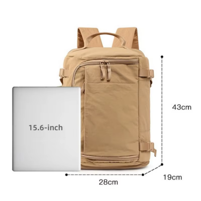Sac à dos de voyage léger en nylon imperméable