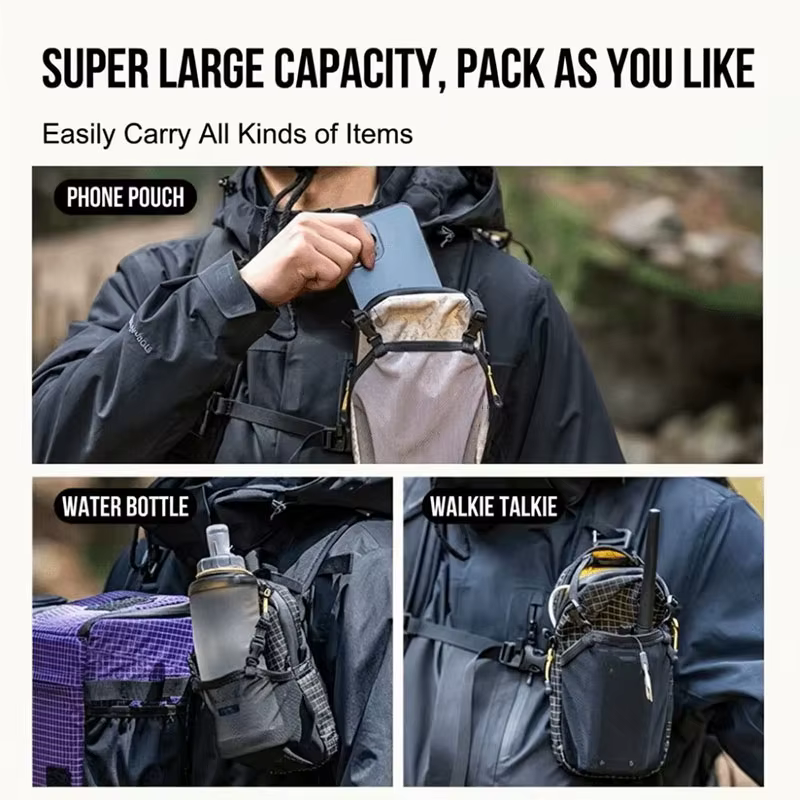 Sac de fixation pour bretelle de sac à dos