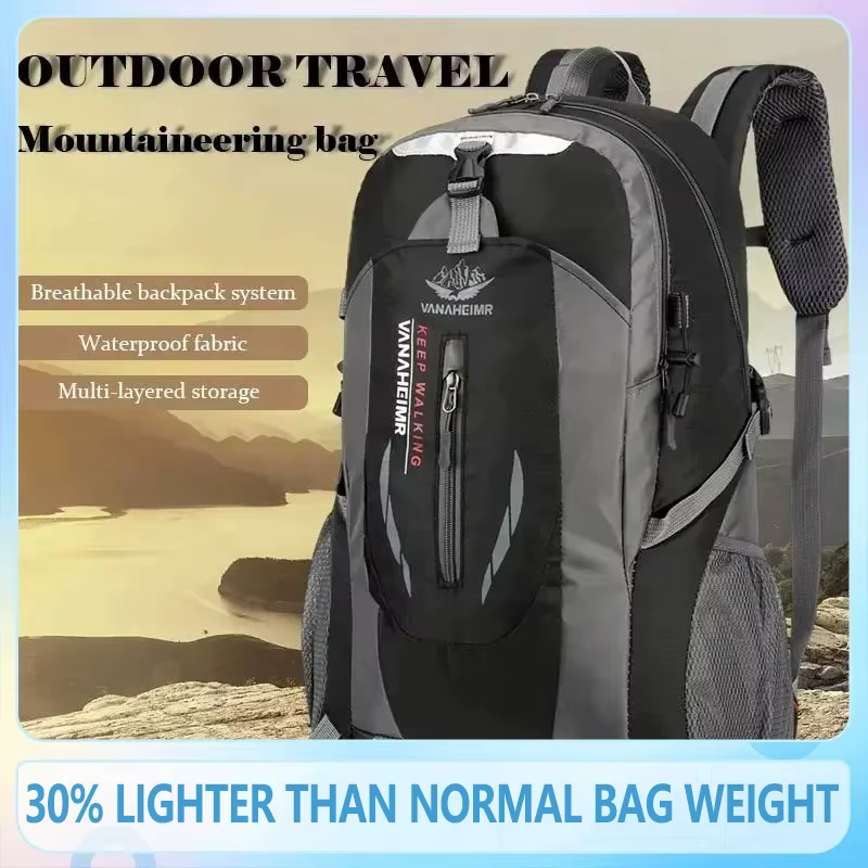 Sac de randonnée étanche extérieur, grande capacité, 40L