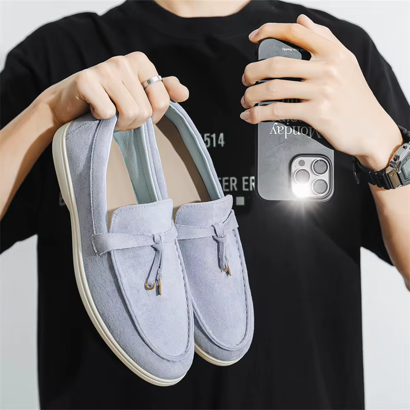 Nouvelles chaussures pour homme en daim