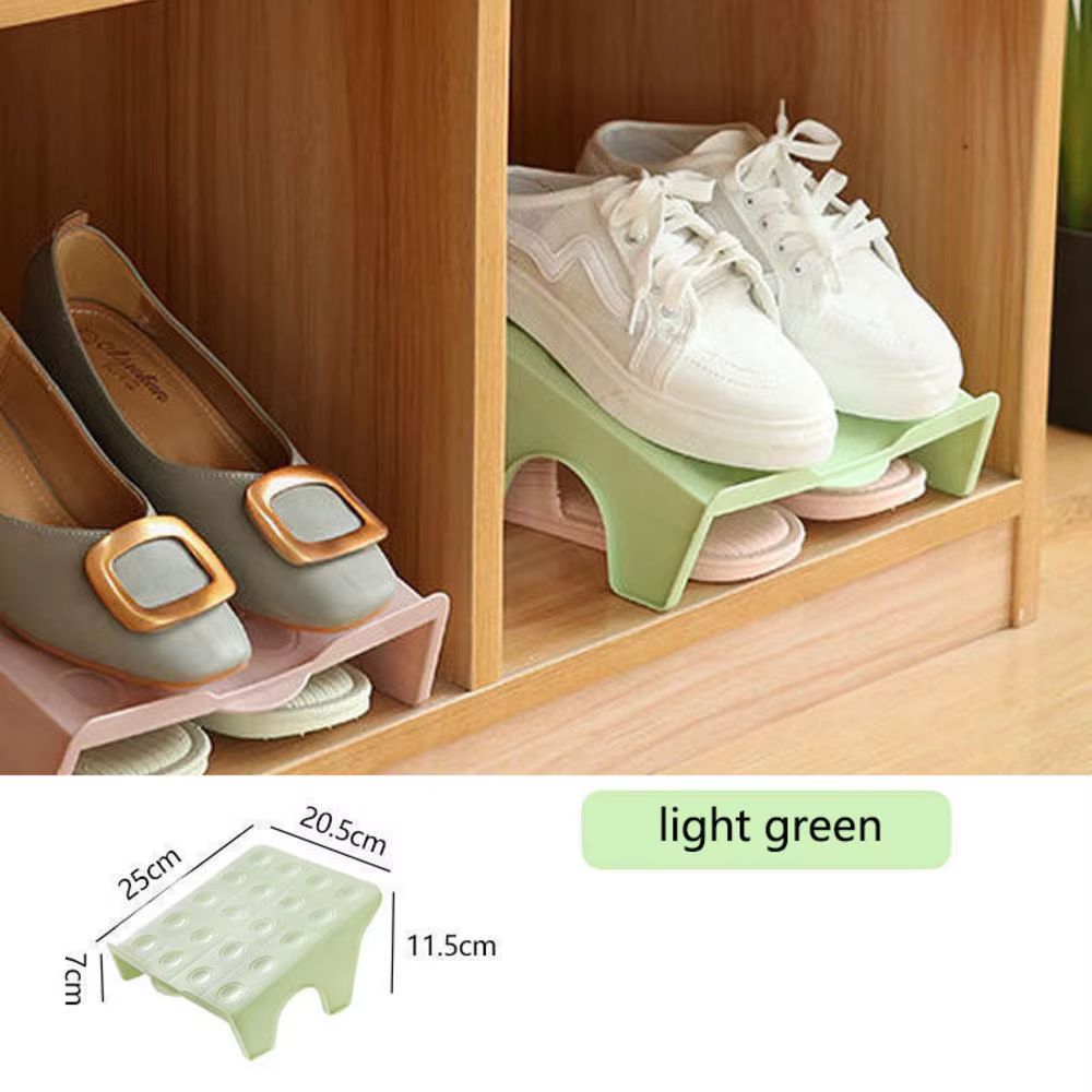 Support de rangement pour chaussures à double couche T1, armoire peu encombrante, support de Cisco, support de chaussures moderne