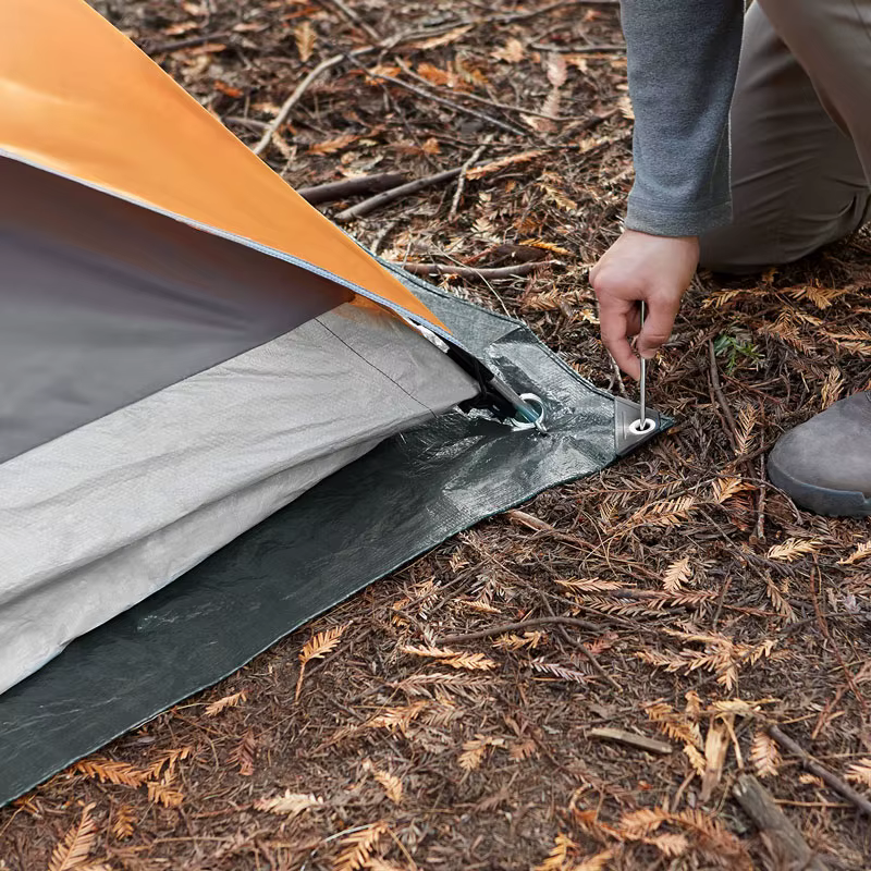 Tente de Camping tapis imperméable bâche prévention des insectes résistant à l'humidité sécurité couché sommeil
