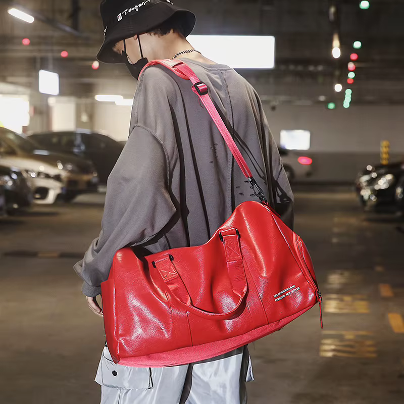 Sac de sport pour hommes logo personnalisé grand sac à main de Fitness sec et humide sac