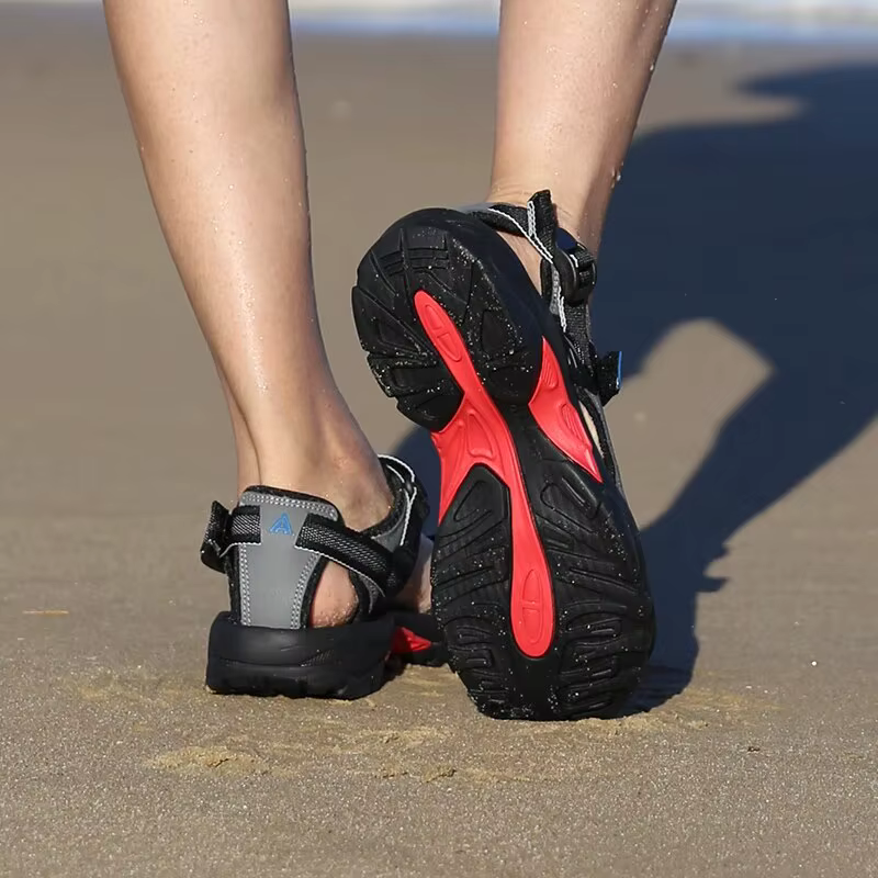 HUMTTO Chaussures d'été pour hommes Randonnée en plein air Sandales Respirant Eau Plage