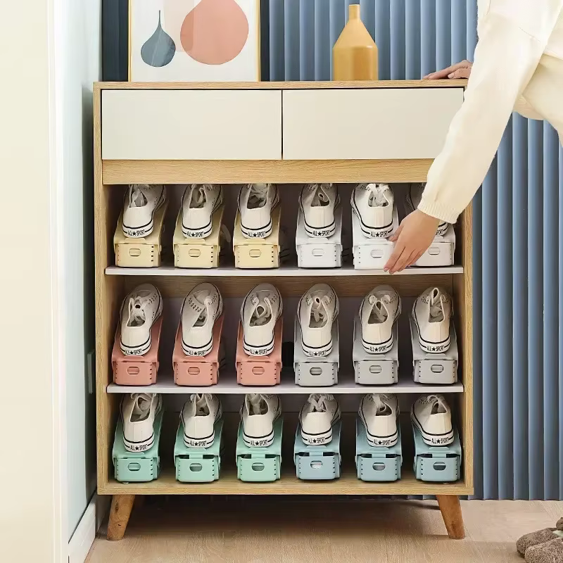 Lot de 4 organiseurs de chaussures