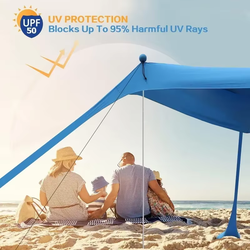 Tente de Camping auvent de plage extérieur UPF50 +