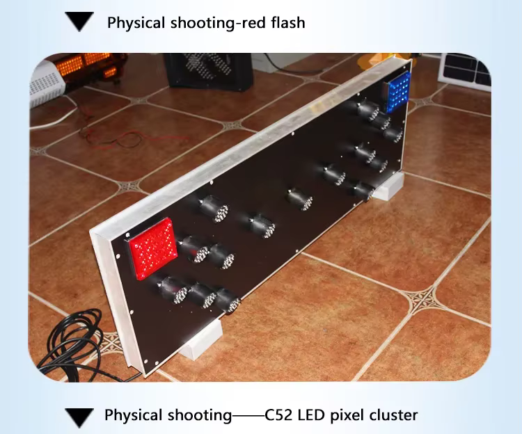 Feu d'avertissement de flèche LED pour circulation