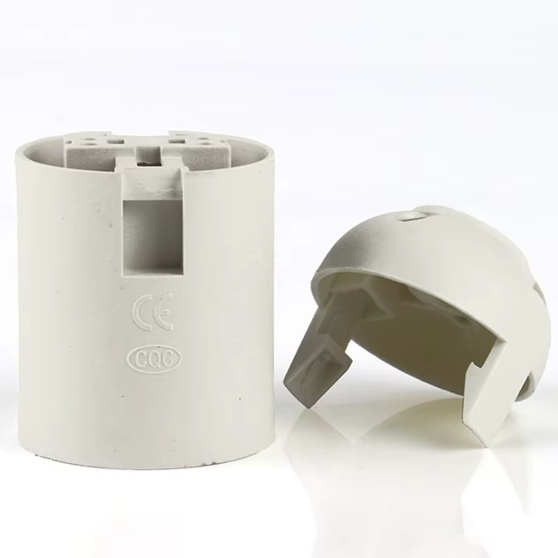 4 pièces E27/E26 douille à vis lampe de table support de lampe suspendue 4A 250 V noir et blanc double couleur en option compatible sûr et durable