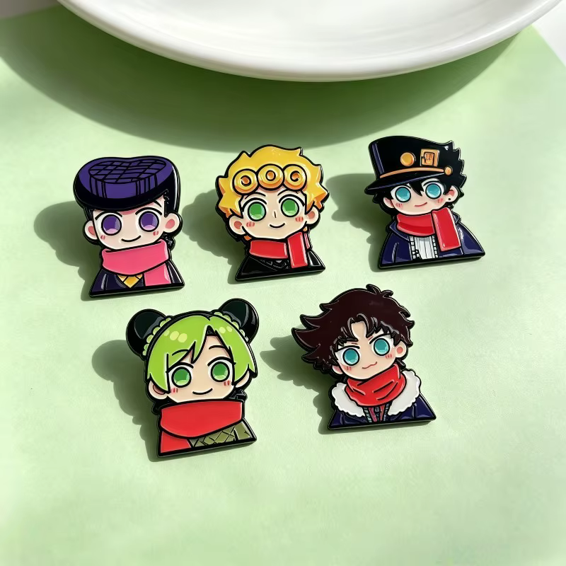 Broche et badge en alliage de dessin animé JoJo's Bizarre Adventure
