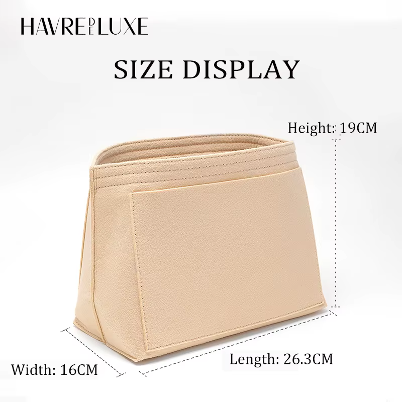 Organisateur de sac en feutre pour sac à main Longchamp Energy Mini S L, insert de rangement tridimensionnel pour sac, accessoire de rangement soigné