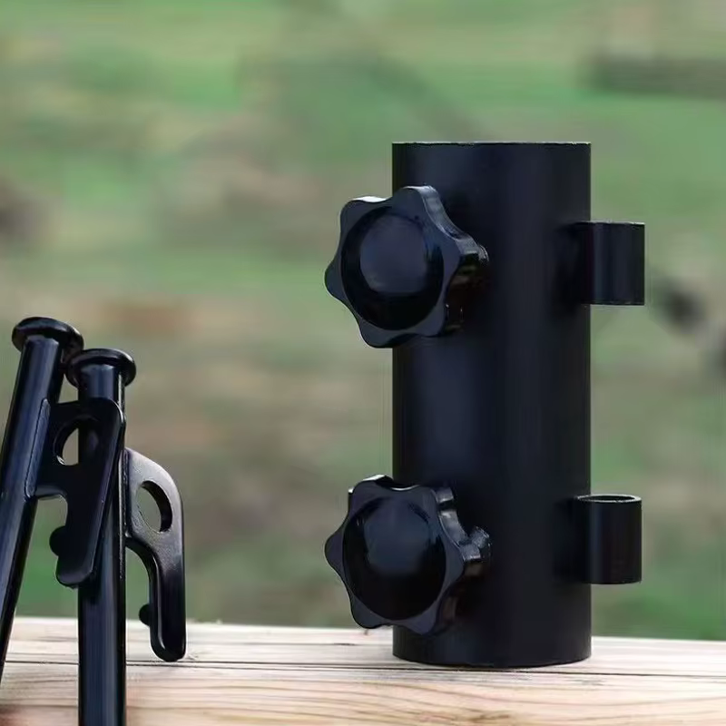 1 pièce Accessoires de fixation pour tente de camping extérieure, pour fixation de bâche, de mât de tente et de tube de support de tige, Outils de camping