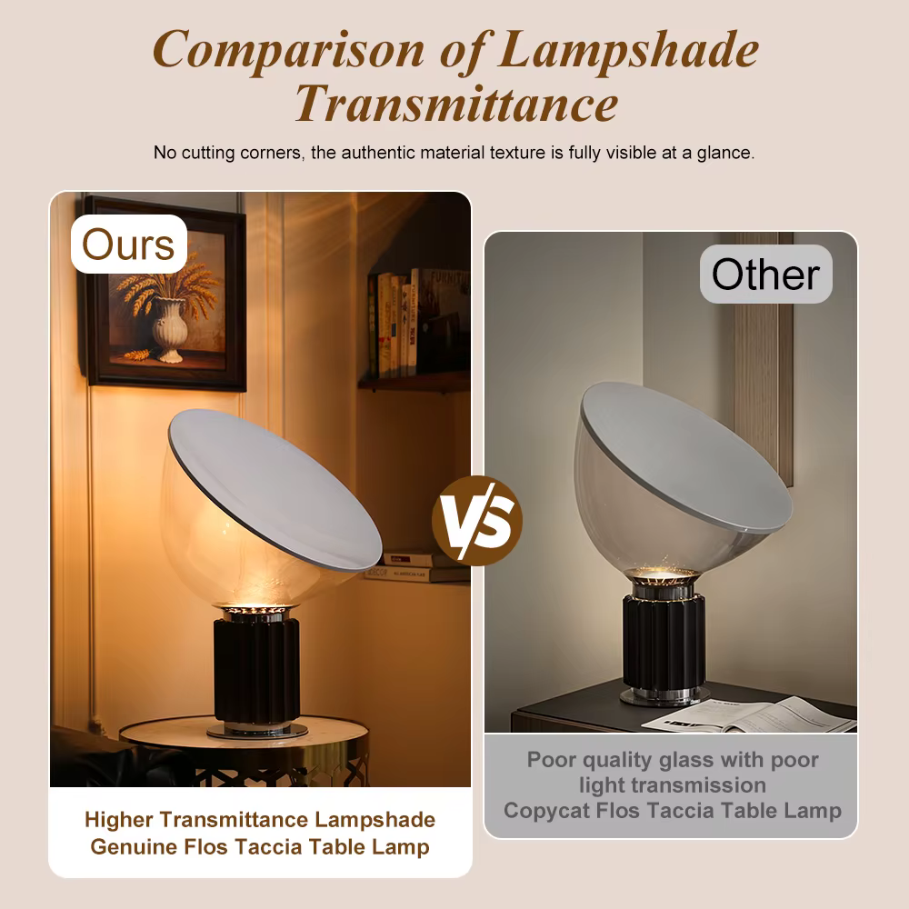 Lampe de table LED en verre italien, lampe de chevet créative en verre, lampe de table nordique pour chambre à coucher