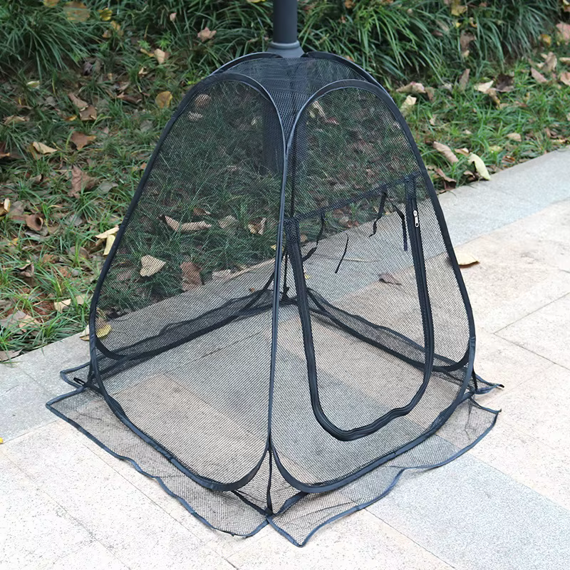 Tente d'extérieur portable avec maille respirante