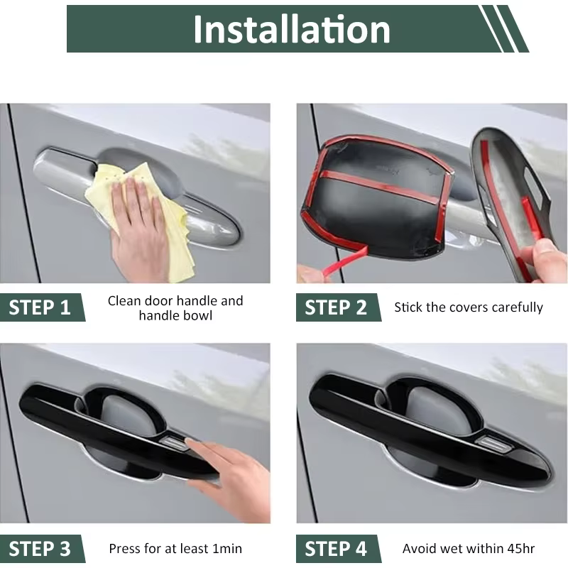 Couvercle de poignée de porte de voiture pour Crystal en C5 Aircross