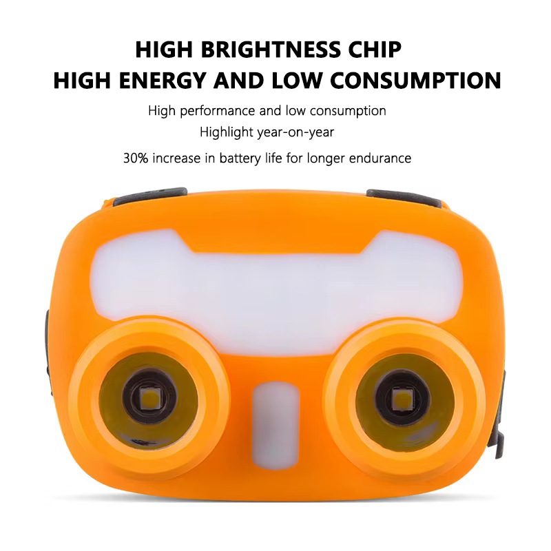 Lampe frontale LiitoKala LED Wick LH-AH10 avec batterie rechargeable 1000mAh et port de charge Type-C