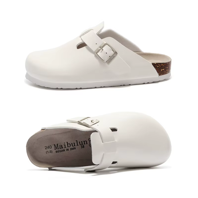 Pantoufles confortables taille 35 ~ 45, boucle décontractée, pantoufles à la mode pour hommes