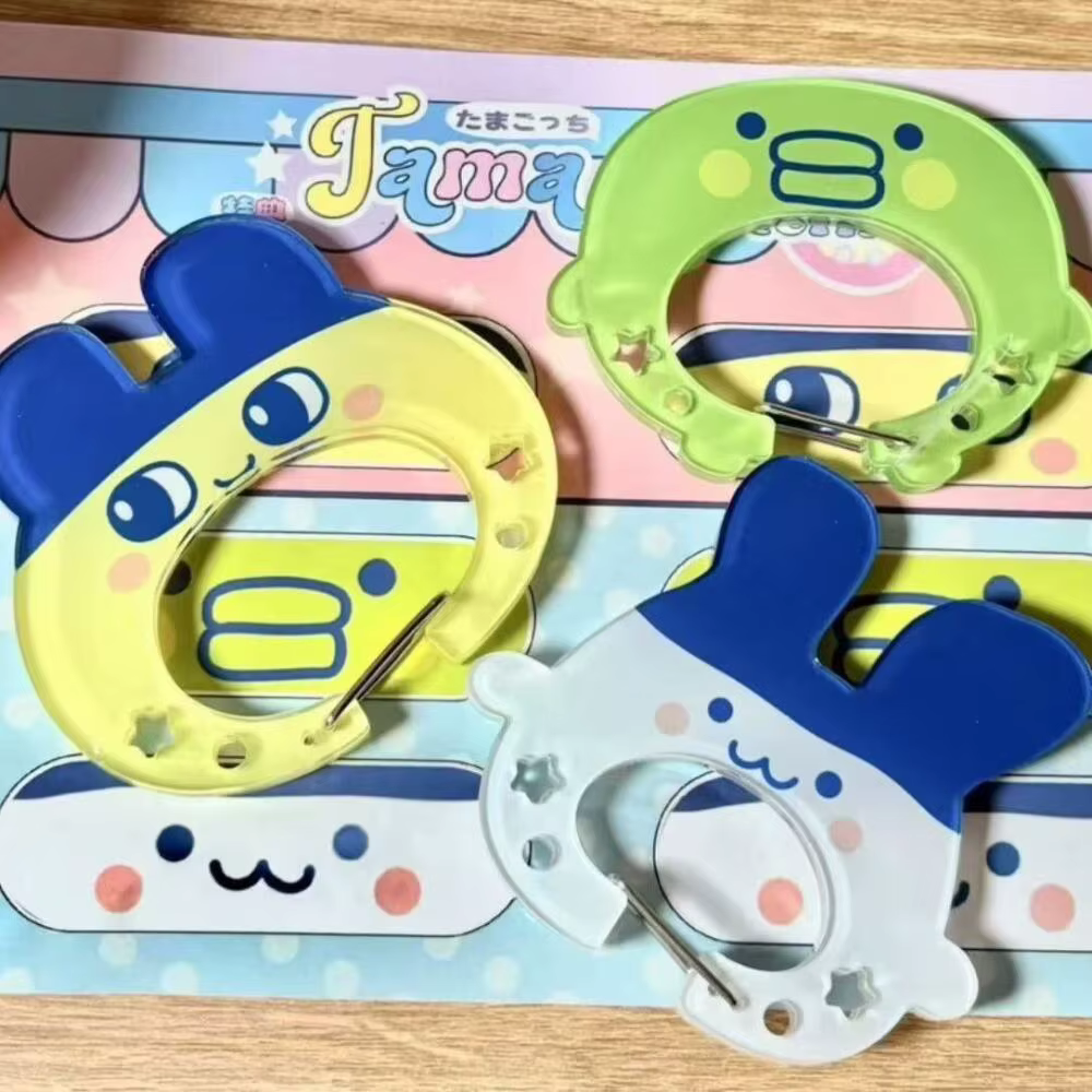 Porte-clés créatif en acrylique Tamagotchi Mametchi Kuhcipatchi
