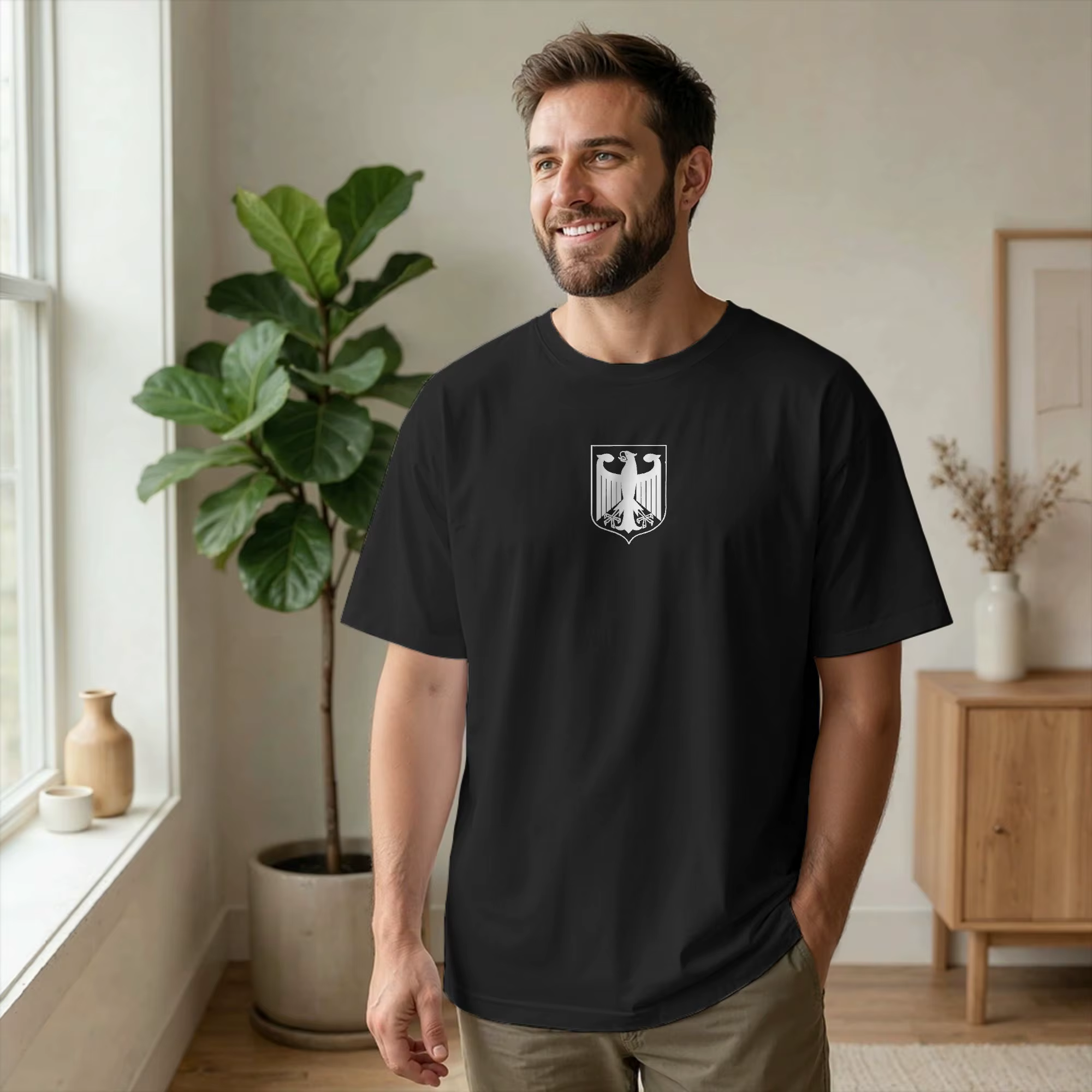 T-Shirt avec armoiries allemandes pour hommes