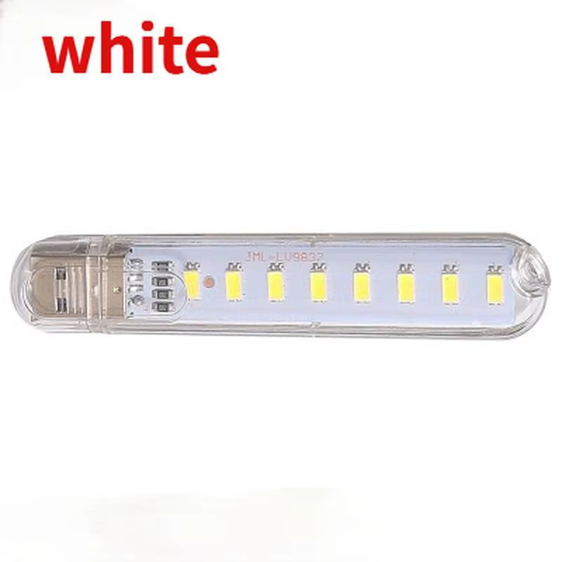 1 pièces 8 LED Mini lampe USB Portable DC 5V Camping USB éclairage pour PC
