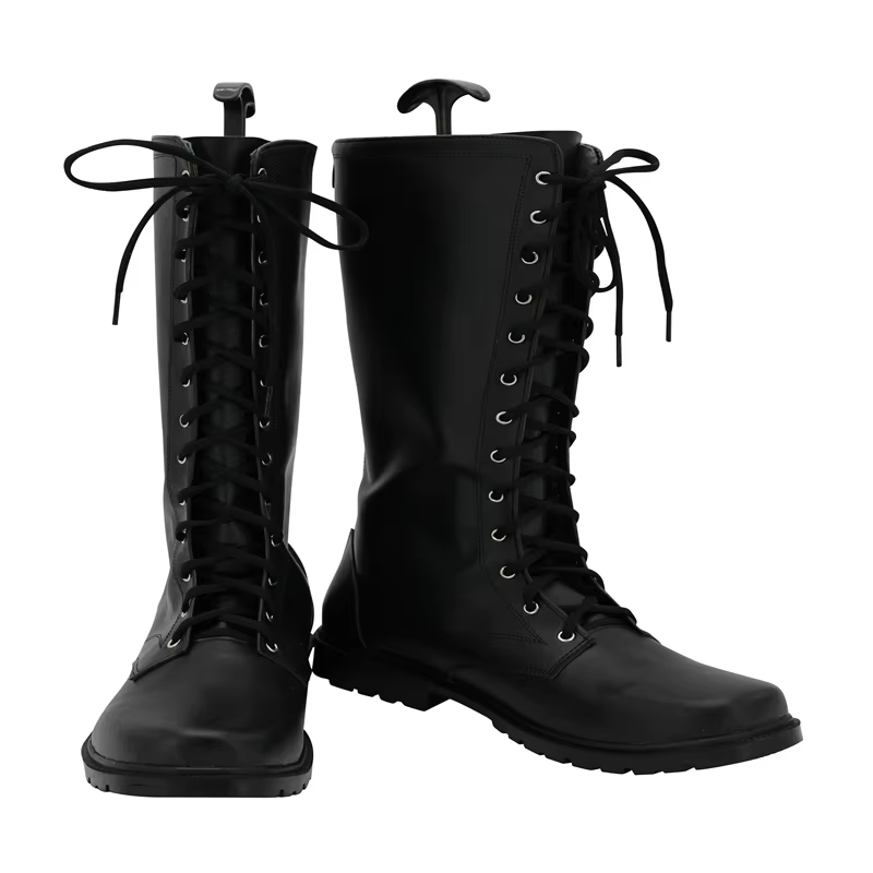 Chaussures Spider Brown Punk Noir