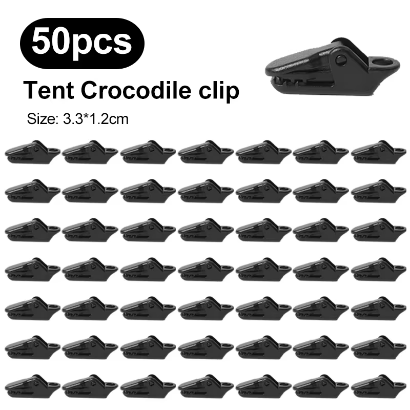 100/50/10 pièces Pinces de tente robustes