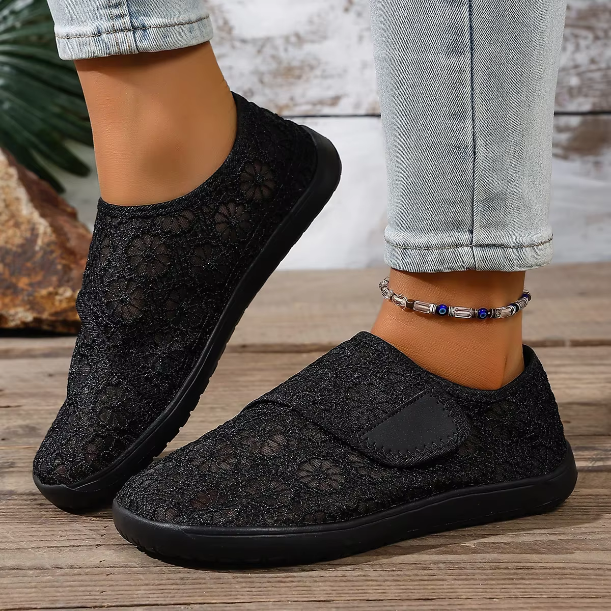Chaussures de marche décontractées orthopédiques pour femmes, pour pieds larges et enflés, avec ajustement pour l'éversion du pouce, souples, confortables et légères