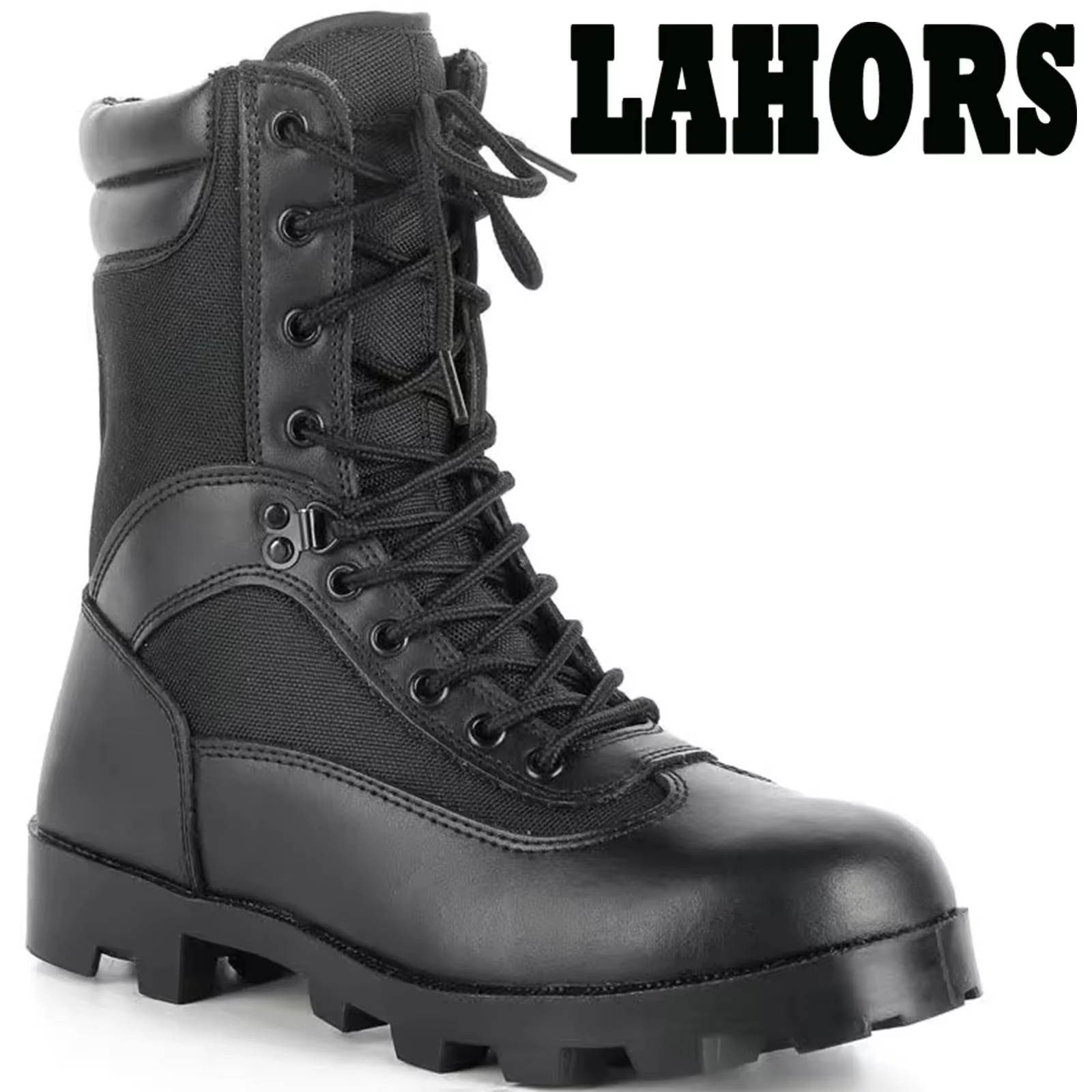 LAHORS ® Cuir homme bottes tactiques Sport chaussures de randonnée en plein air cheville désert Combat