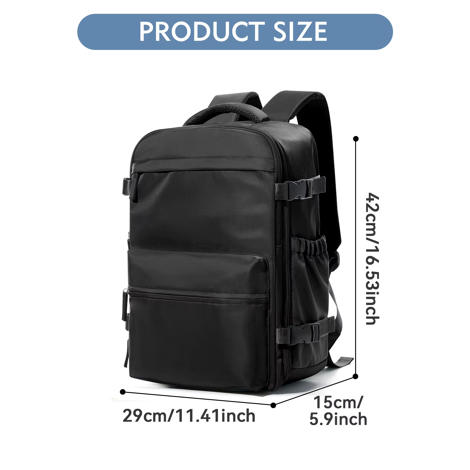 Sac à dos sous vide sac de voyage pour hommes sac à dos de grande capacité sac à dos pour ordinateur portable