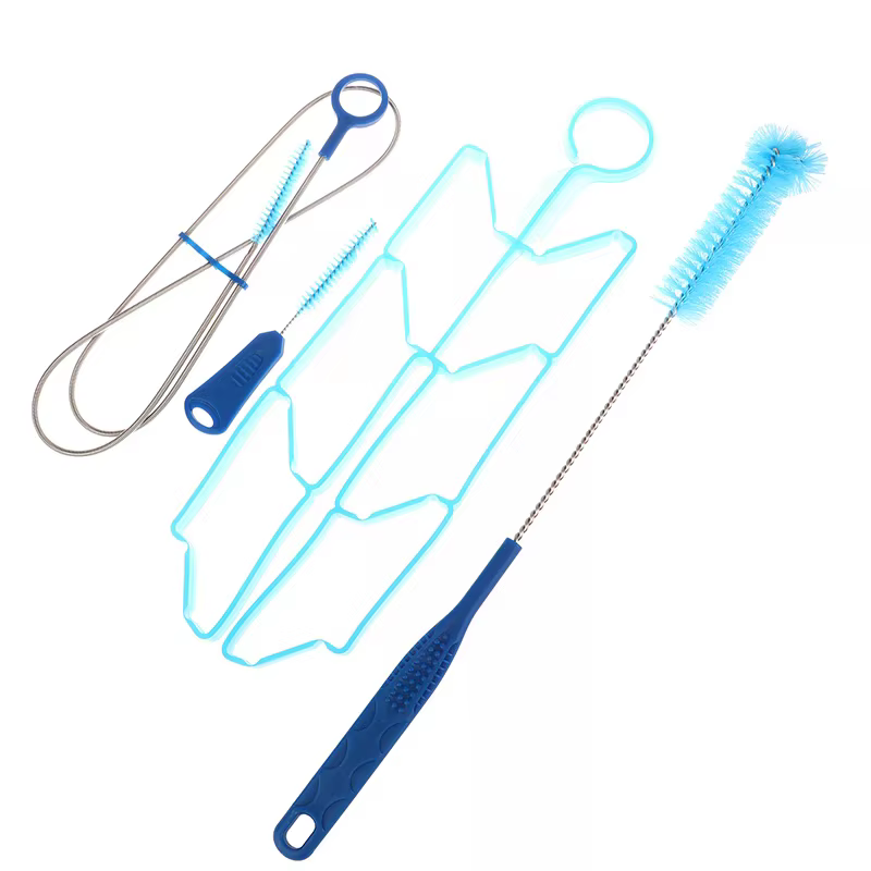 Kit de nettoyage de sac d'eau 4 en 1, outil de nettoyage de brosse, nettoyeur de brosse de sac d'eau, brosse de Tube de vessie d'hydratation pour vessières d'eau, 1 ensemble