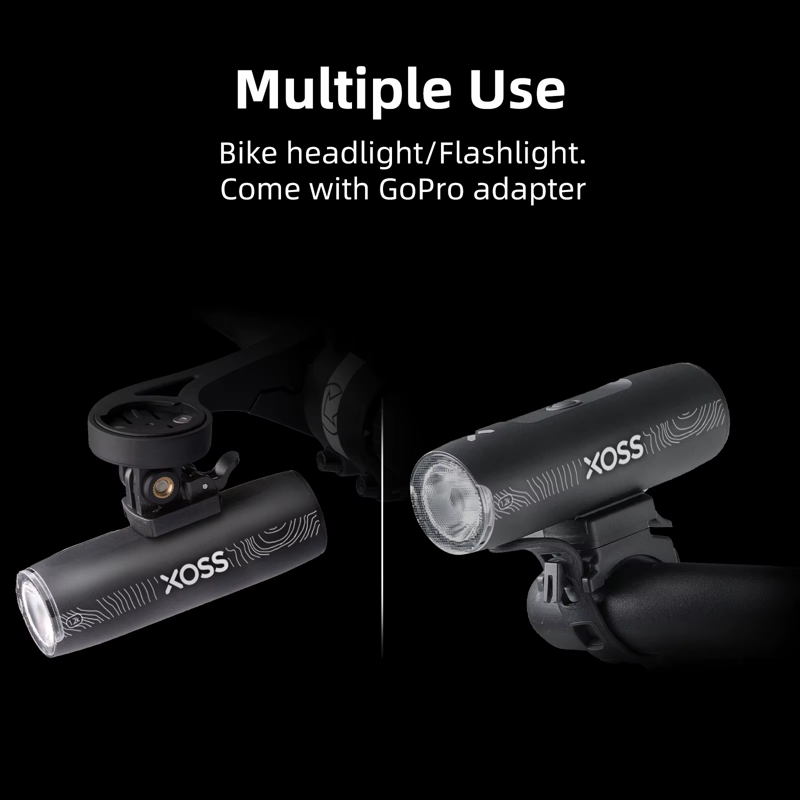 XOSS 200-3000 Lm vélo lumière XL1200 phare étanche Rechargeable avant lampe