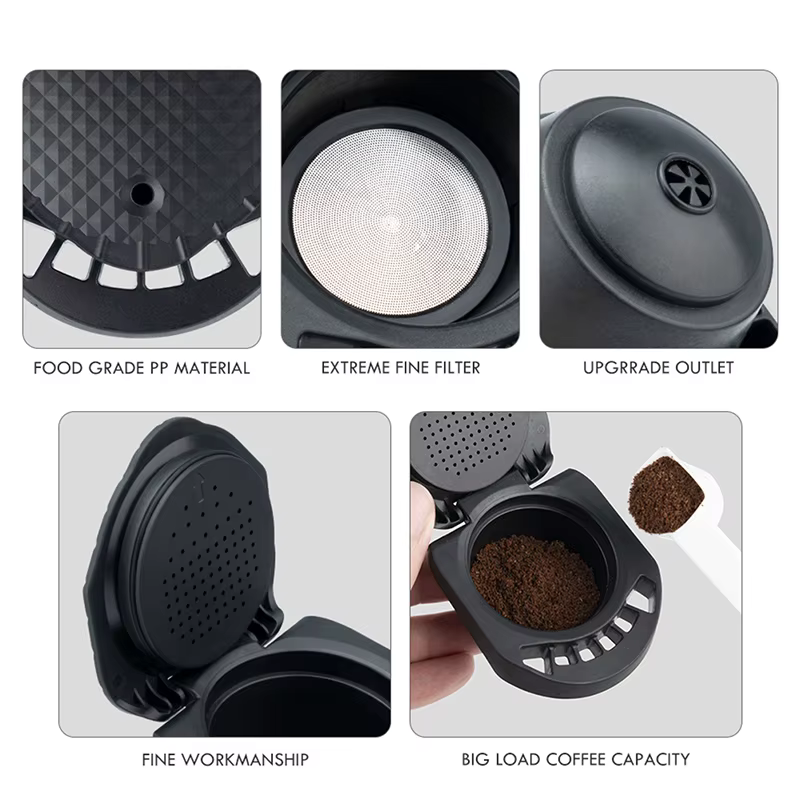 Adaptateur de capsule de café réutilisable pour Dolce Gusto