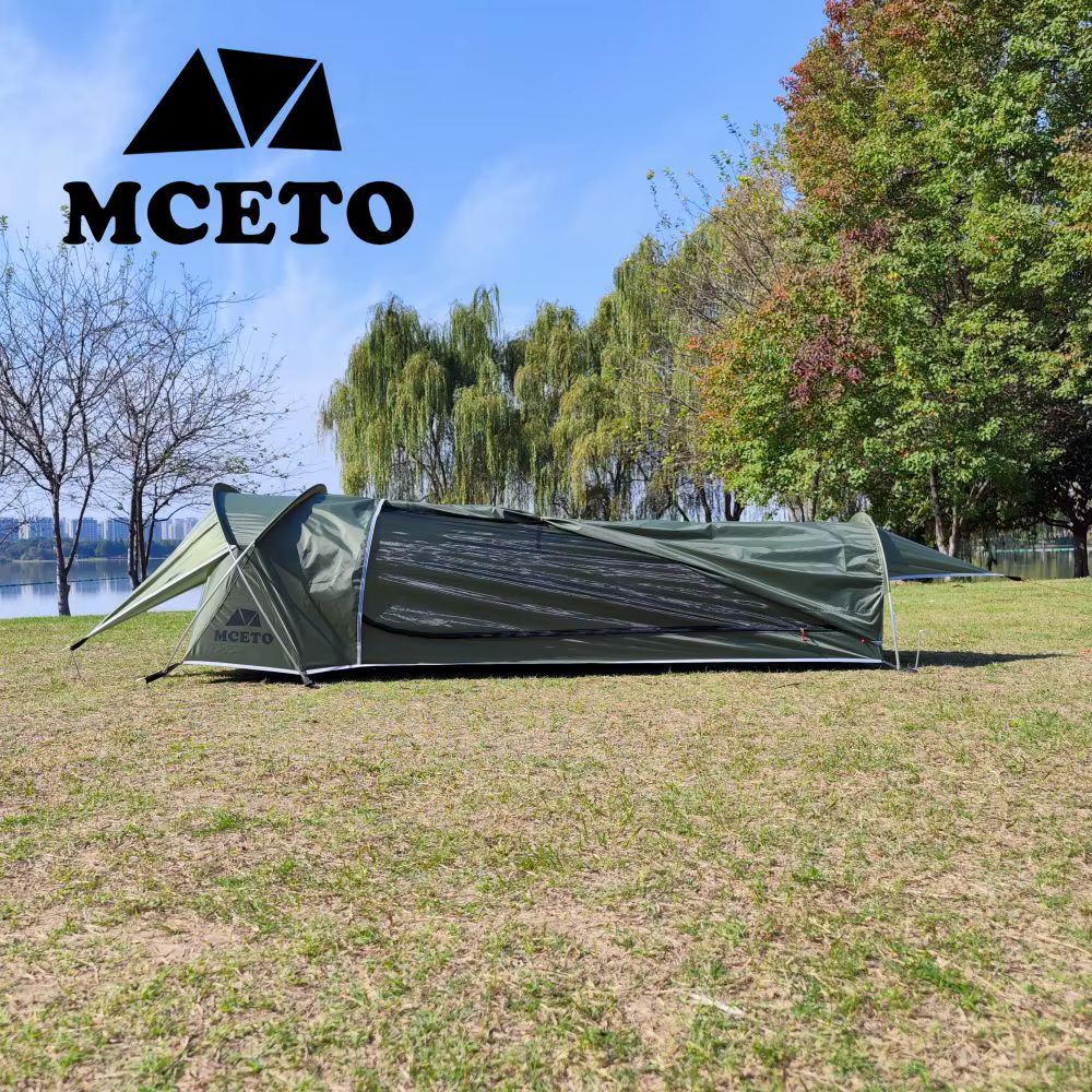 Tente de Camping brevetée ultra légère avec moustiquaire pour randonnée