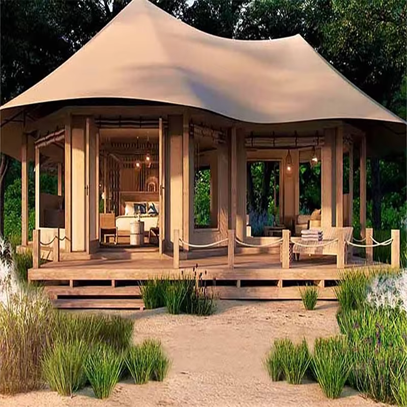 Tente de luxe pour hôtel-resort en plein air