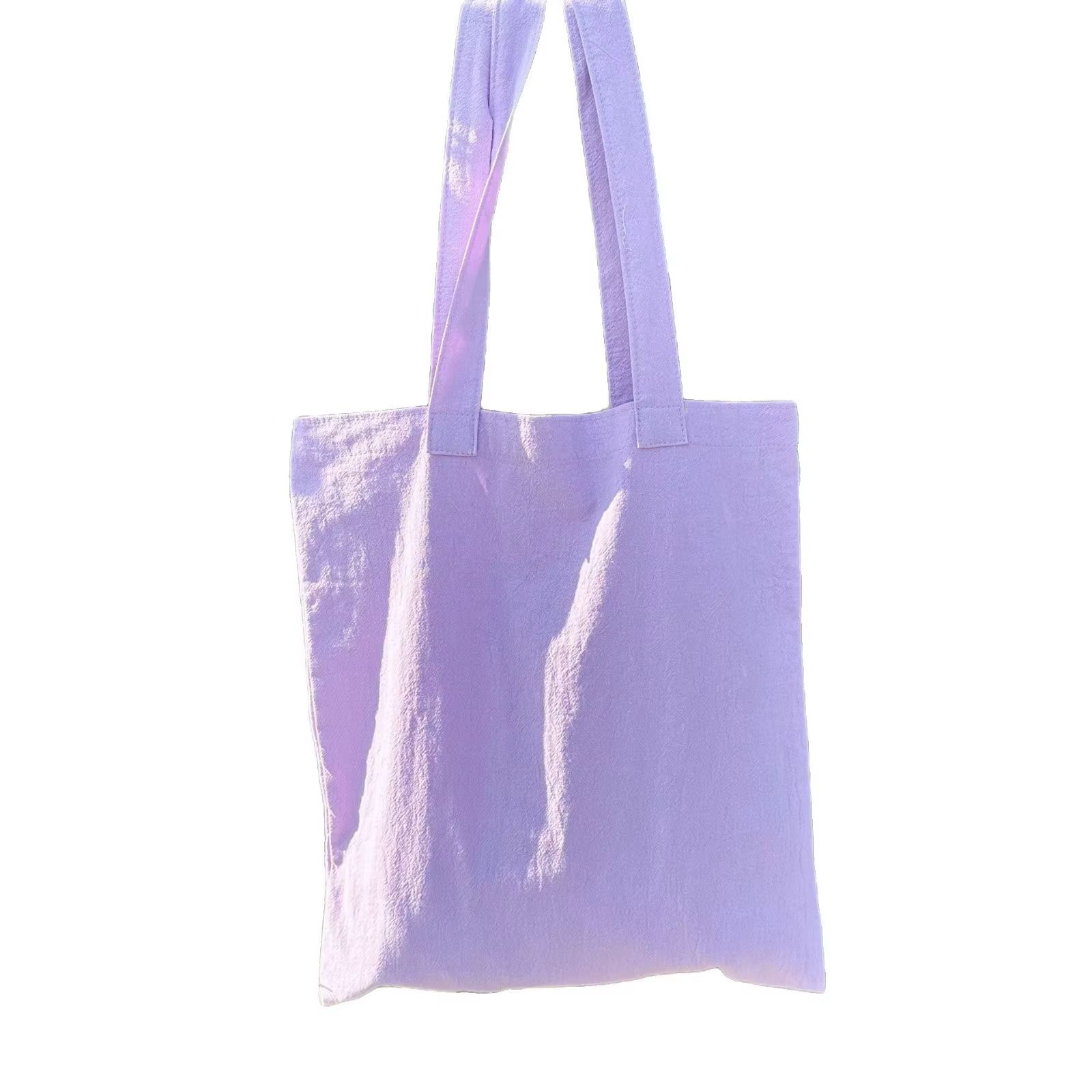 Sac d'été couleur Macaron pour femmes, sac artistique sous les bras, sac à bandoulière simple, Style coréen, paresseux, frais, doux, en coton