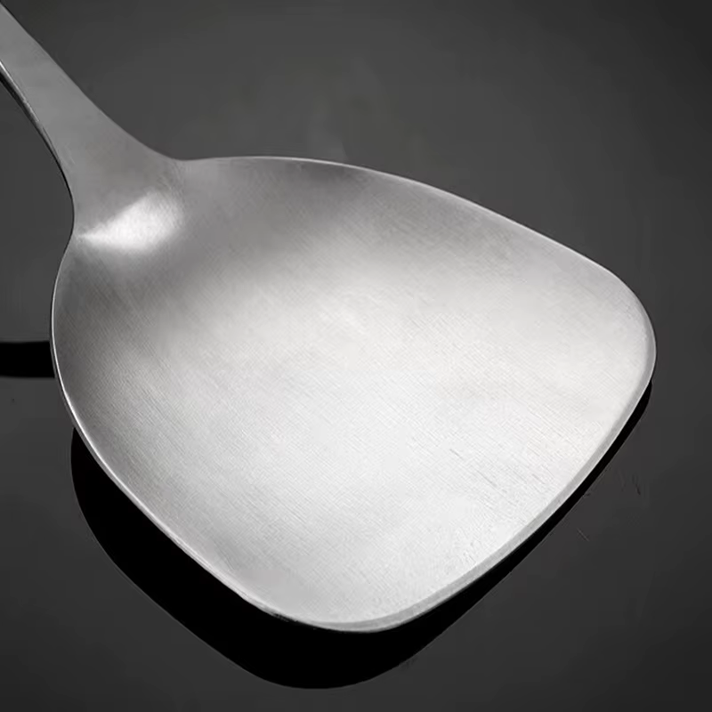 Wok spatule fer et louche ensemble d'outils ustensiles de cuisine spatule pour équipement de cuisine en acier inoxydable accessoires de cuisine essentiels